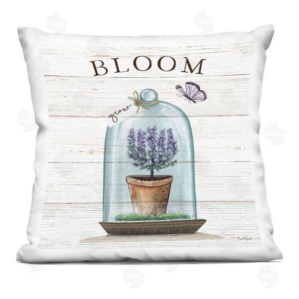 stupell industries Elizabeth Tyndall | Cottage Bloom in Bell Jar Throw Pillow