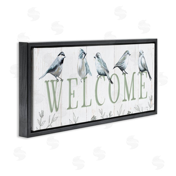 Stupell Industries Elizabeth Tyndall | Delicate Welcome Birds Wall Art