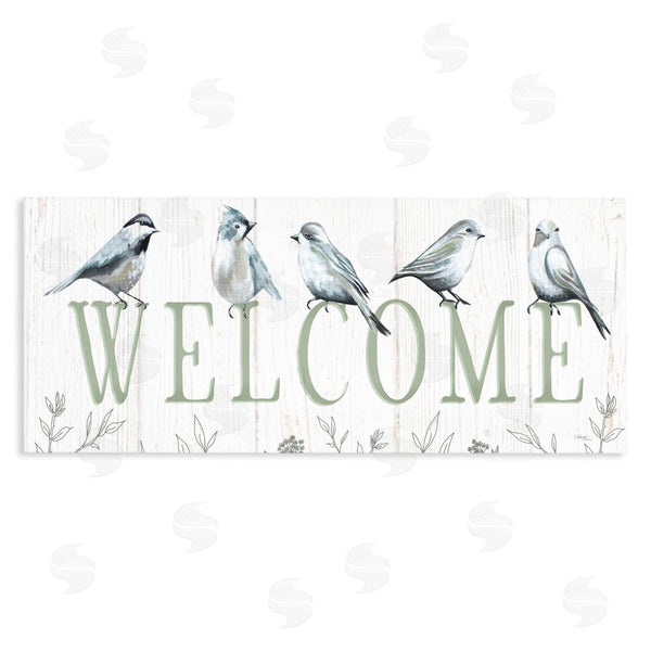 Stupell Industries Elizabeth Tyndall | Delicate Welcome Birds Wall Art