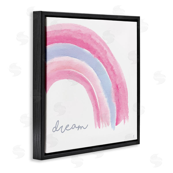 Stupell Industries Elizabeth Tyndall | Dream Watercolor Purple Pink Rainbow