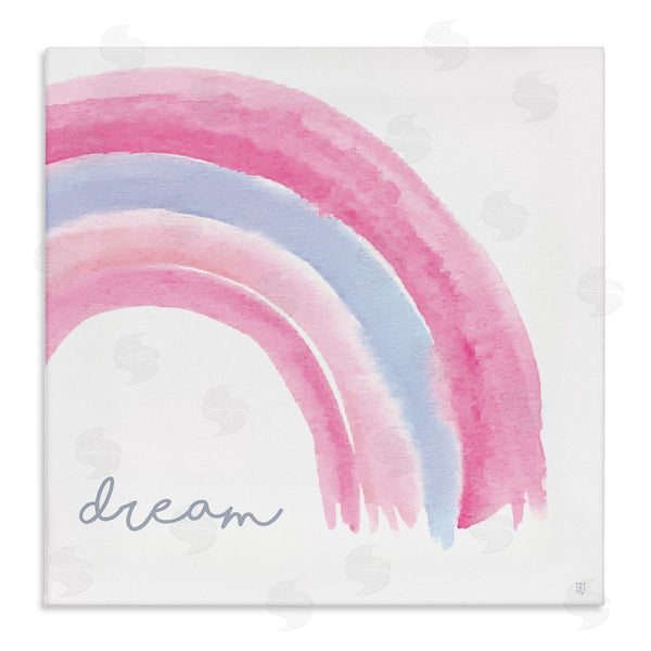 stupell industries Elizabeth Tyndall | Dream Watercolor Purple Pink Rainbow