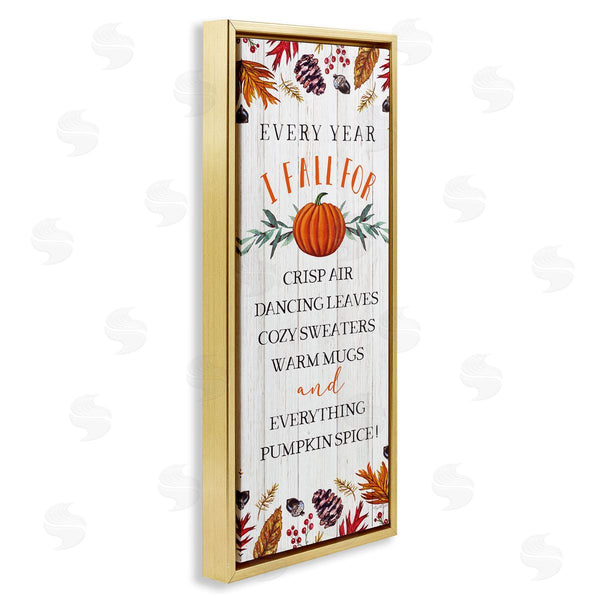 Stupell Industries Elizabeth Tyndall | Every Year Favorite Fall Things Wall Art