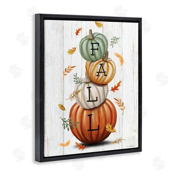 Stupell Industries Elizabeth Tyndall | Falling Leaves & Pumpkin Stack