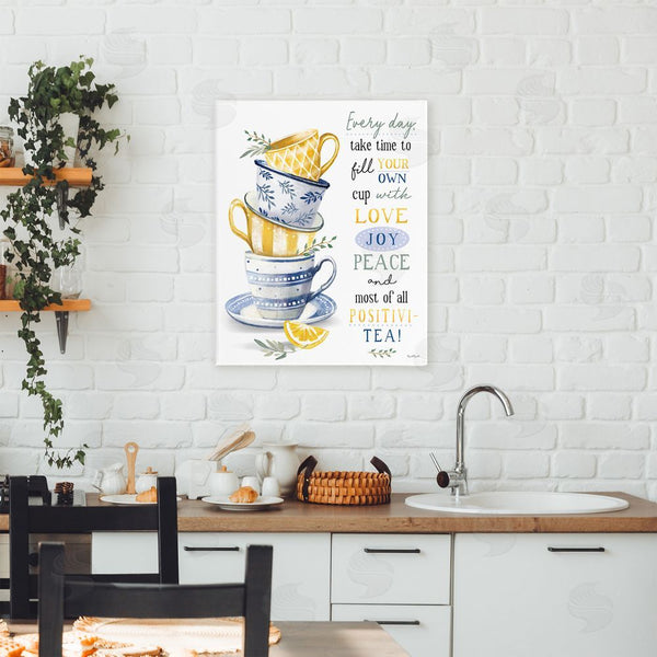 Stupell Industries Elizabeth Tyndall | Fill Your Own Cup Tea Wall Art