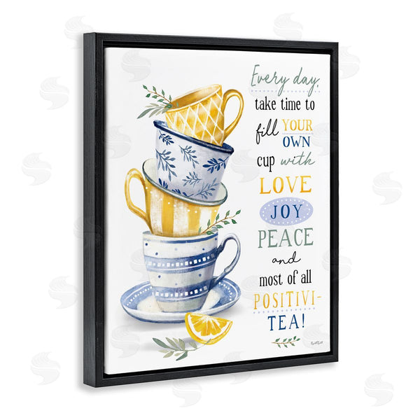 Stupell Industries Elizabeth Tyndall | Fill Your Own Cup Tea Wall Art