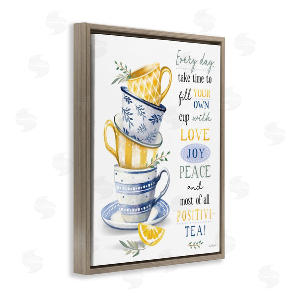 Stupell Industries Elizabeth Tyndall | Fill Your Own Cup Tea Wall Art
