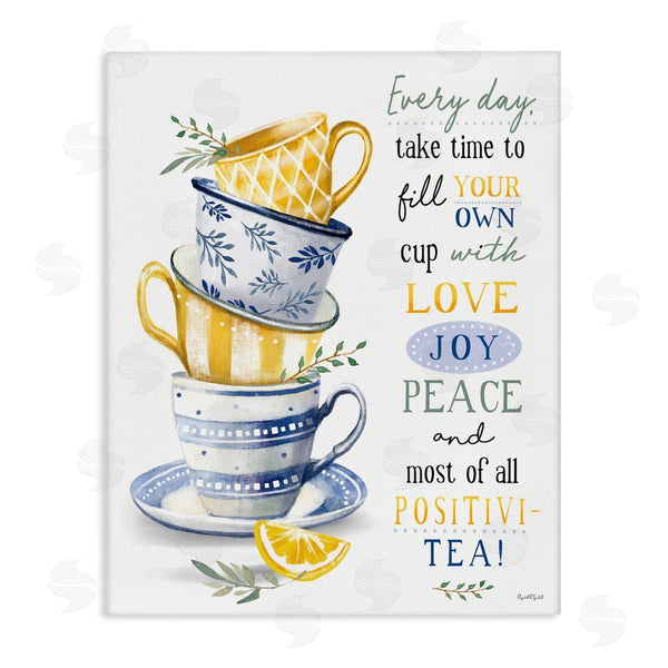 stupell industries Elizabeth Tyndall | Fill Your Own Cup Tea Wall Art