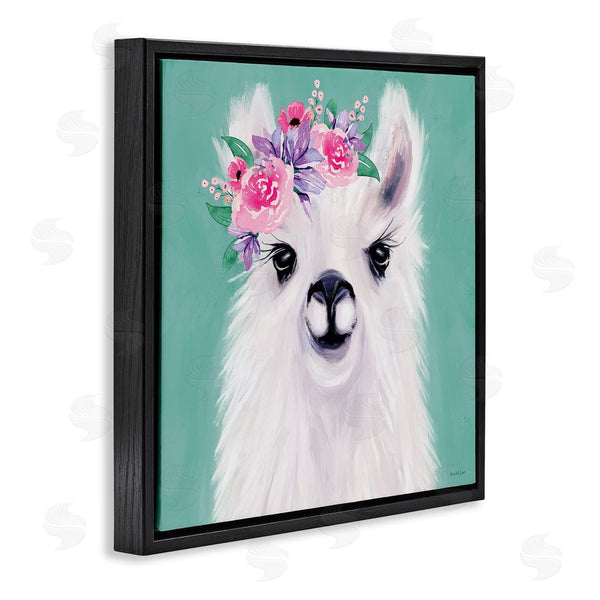 Stupell Industries Elizabeth Tyndall | Fluffy Floral Alpaca
