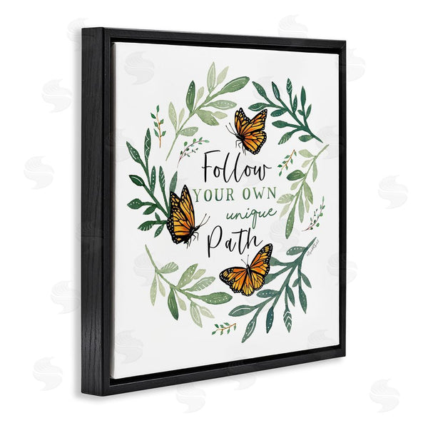 Stupell Industries Elizabeth Tyndall | Follow Unique Path Butterflies Wall Art