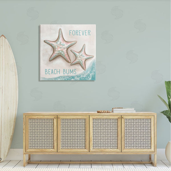 Stupell Industries Elizabeth Tyndall | Forever Beach Bums Starfish Duo Wall Art