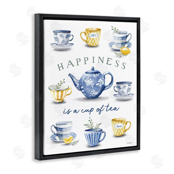 Stupell Industries Elizabeth Tyndall | Happiness Is A Cup Of Tea Wall Art