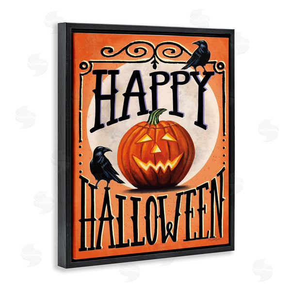 Stupell Industries Elizabeth Tyndall | Happy Halloween With Crows
