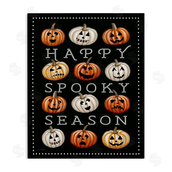 stupell industries Elizabeth Tyndall | Happy Spooky Season Pumpkins Wall Art