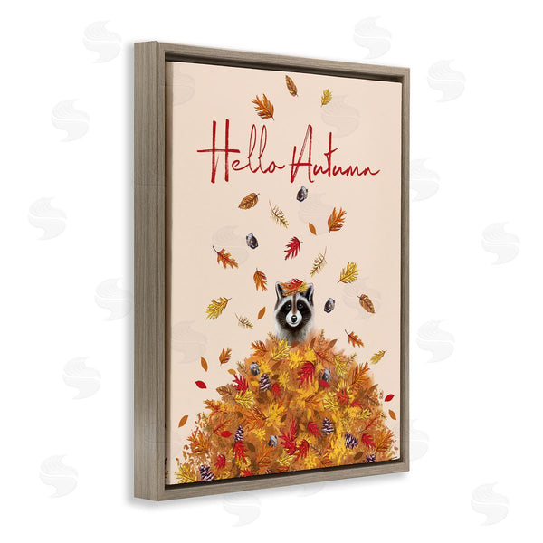 Stupell Industries Elizabeth Tyndall | Hello Autumn Raccoon