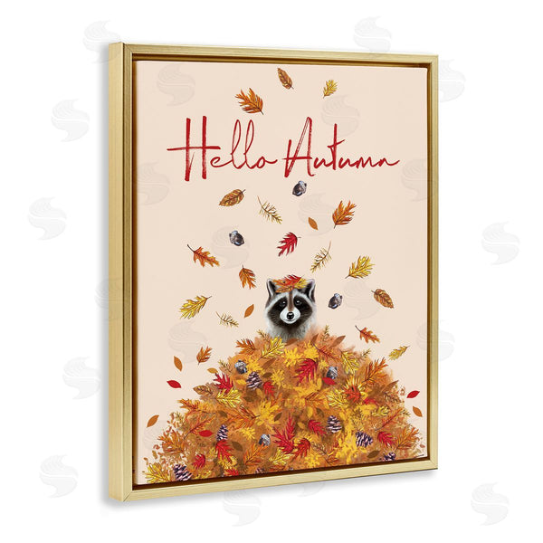 Stupell Industries Elizabeth Tyndall | Hello Autumn Raccoon