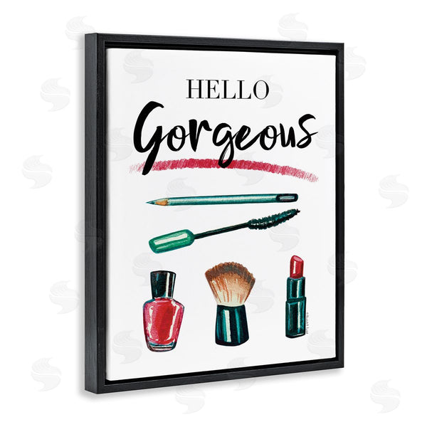 Stupell Industries Elizabeth Tyndall | Hello Gorgeous With Makeup
