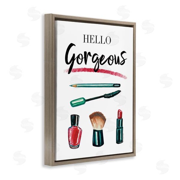 Stupell Industries Elizabeth Tyndall | Hello Gorgeous With Makeup