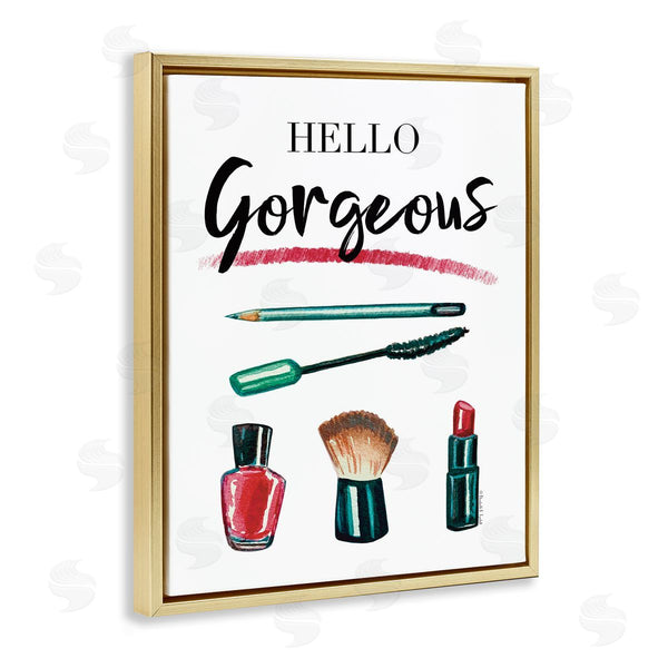 Stupell Industries Elizabeth Tyndall | Hello Gorgeous With Makeup