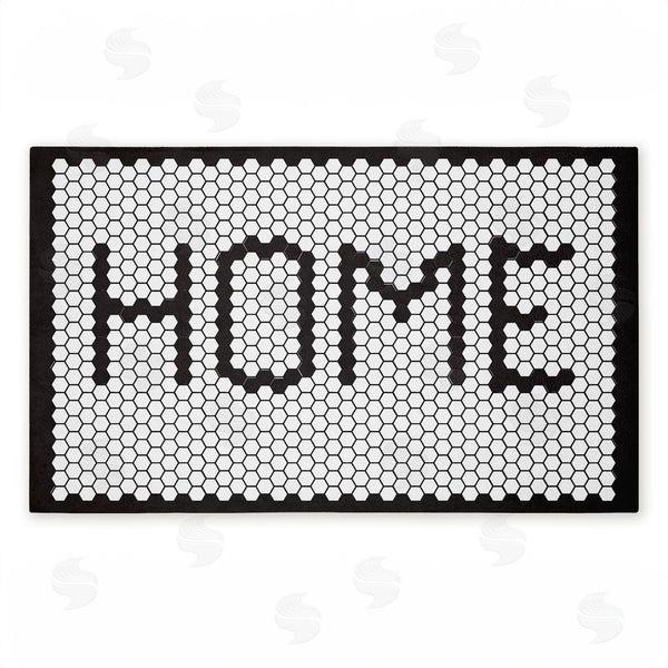 stupell industries Elizabeth Tyndall | Home Mosaic Pattern Non-Woven Door Mat