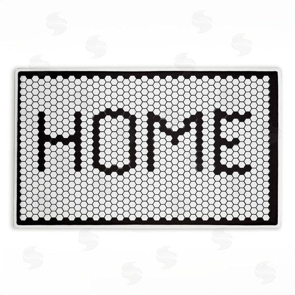 stupell industries Elizabeth Tyndall | Home Mosaic Pattern Plush Bath Mat