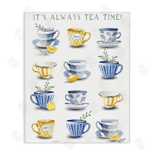 stupell industries Elizabeth Tyndall | It's Always Tea Time Wall Art