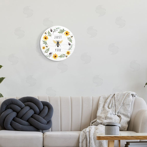 Stupell Industries Elizabeth Tyndall | Just Bee You Pun Wall Art