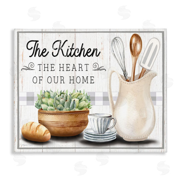 stupell industries Elizabeth Tyndall | Kitchen Heart of Home Wall Art