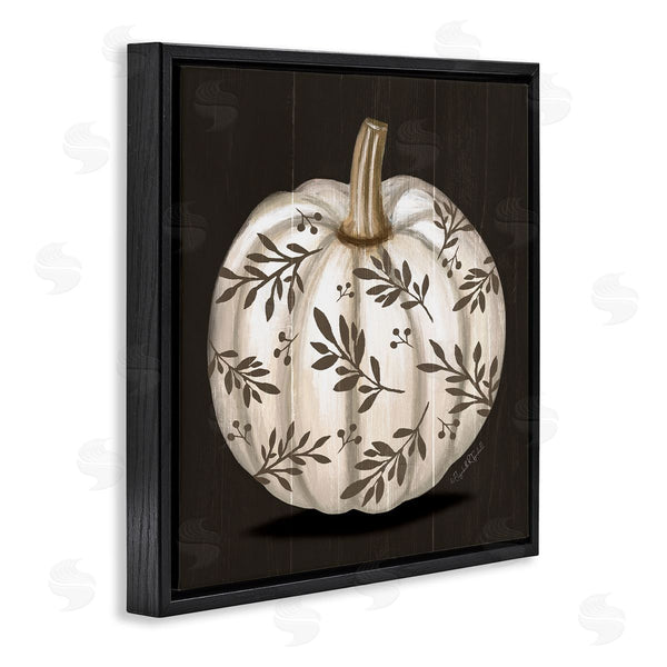 Stupell Industries Elizabeth Tyndall | Leaf Patterned Fall Pumpkin Wall Art