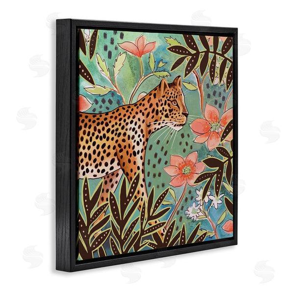 Stupell Industries Elizabeth Tyndall | Leopard & Jungle Florals Wall Art