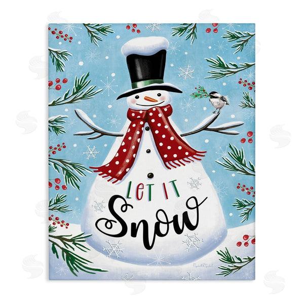 stupell industries Elizabeth Tyndall | Let It Snow Phrase