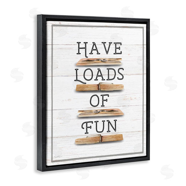 Stupell Industries Elizabeth Tyndall | Loads Of Fun Clothespins Wall Art
