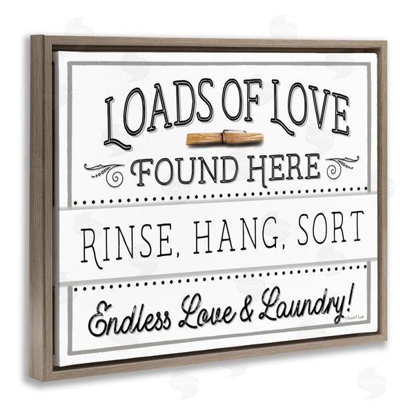 Stupell Industries Elizabeth Tyndall | Loads Of Love Laundry Wall Art