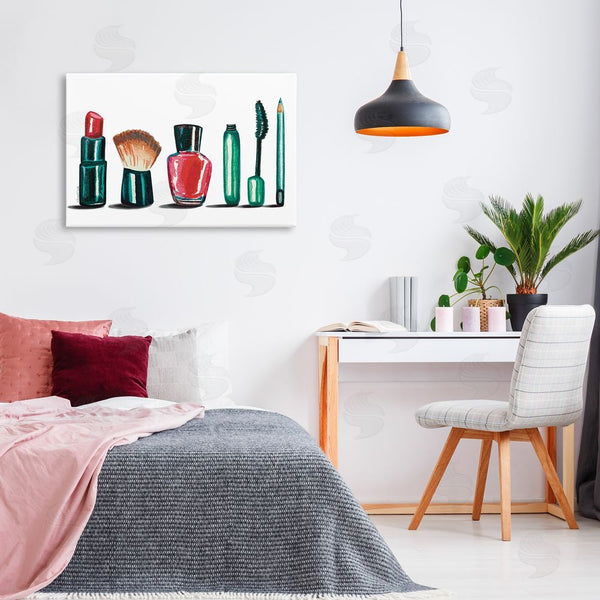 Stupell Industries Elizabeth Tyndall | Makeup Tools & Brushes Wall Art