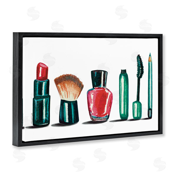 Stupell Industries Elizabeth Tyndall | Makeup Tools & Brushes Wall Art