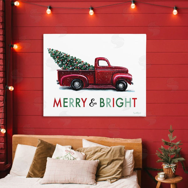 Stupell Industries Elizabeth Tyndall | Merry Bright Christmas Truck