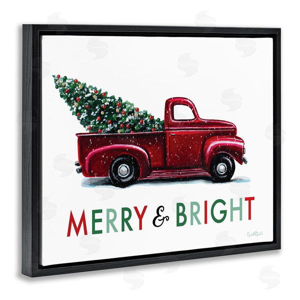 Stupell Industries Elizabeth Tyndall | Merry Bright Christmas Truck