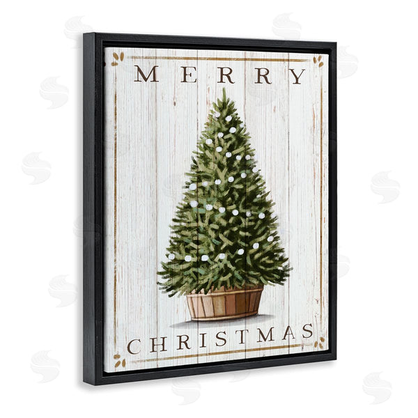 Stupell Industries Elizabeth Tyndall | Merry Christmas Country Tree