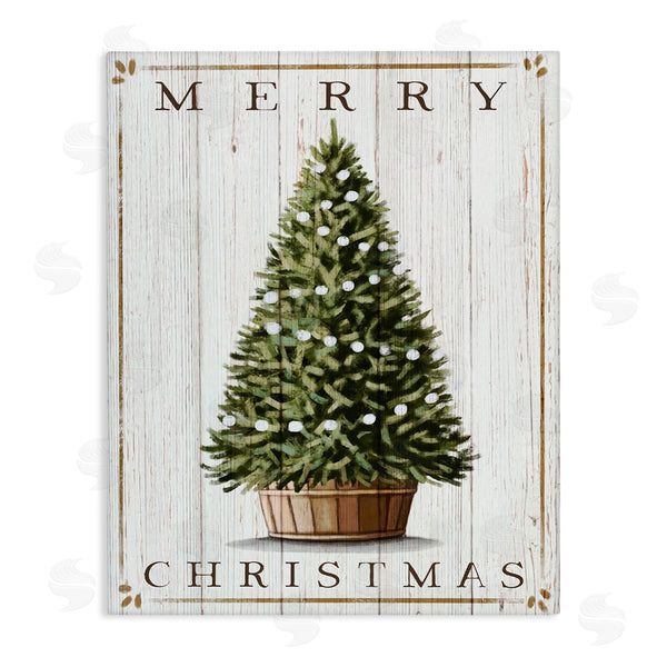 stupell industries Elizabeth Tyndall | Merry Christmas Country Tree