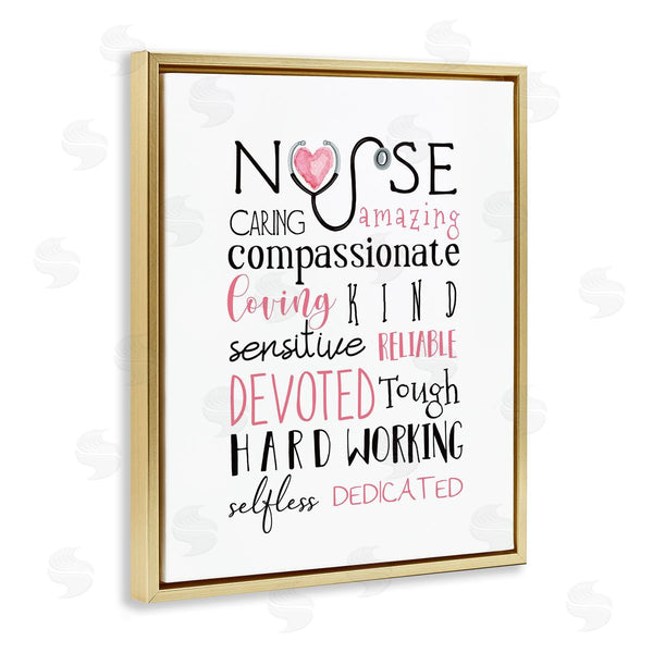 Stupell Industries Elizabeth Tyndall | Nurse Inspritational Healthcare List