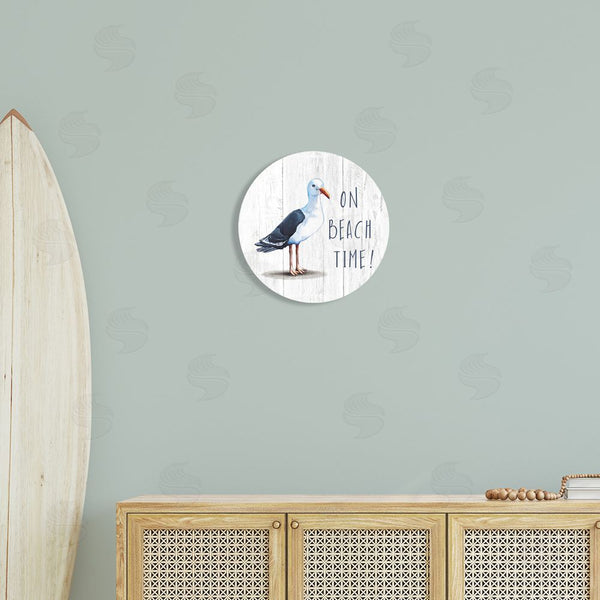 Stupell Industries Elizabeth Tyndall | On Beach Time Segull Wall Art