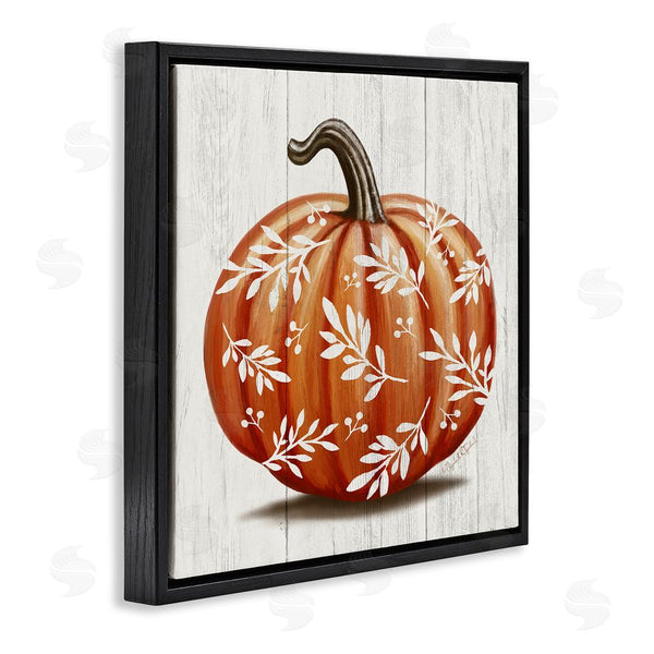 Stupell Industries Elizabeth Tyndall | Orange Fall Botanical Pumpkin Wall Art