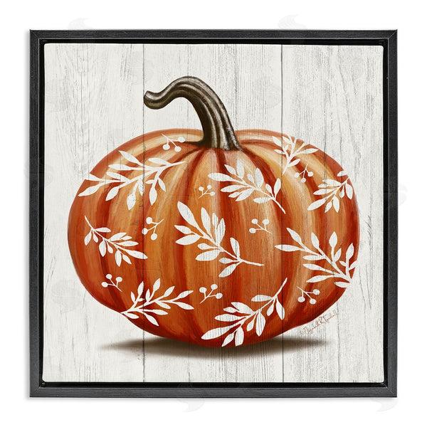stupell industries Elizabeth Tyndall | Orange Fall Botanical Pumpkin Wall Art