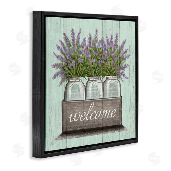 Stupell Industries Elizabeth Tyndall | Purple Lavender Florals In Jars