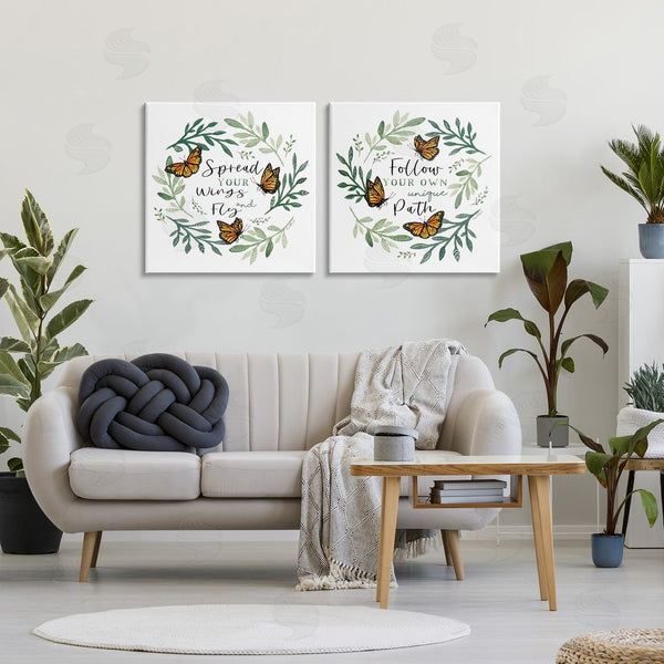 Stupell Industries Elizabeth Tyndall | Spread Your Wings And Follow Path Wall Art