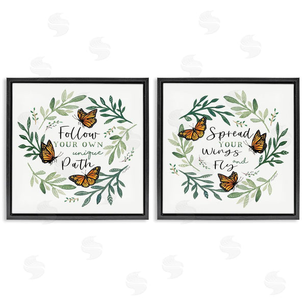 Stupell Industries Elizabeth Tyndall | Spread Your Wings And Follow Path Wall Art