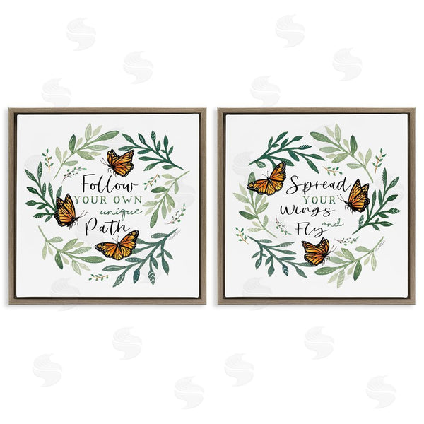 Stupell Industries Elizabeth Tyndall | Spread Your Wings And Follow Path Wall Art