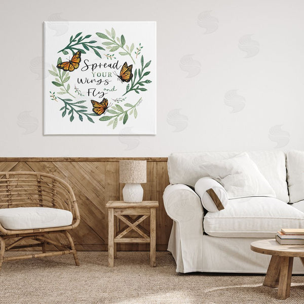 Stupell Industries Elizabeth Tyndall | Spread Your Wings Butterflies Wall Art