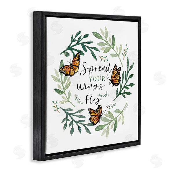 Stupell Industries Elizabeth Tyndall | Spread Your Wings Butterflies Wall Art