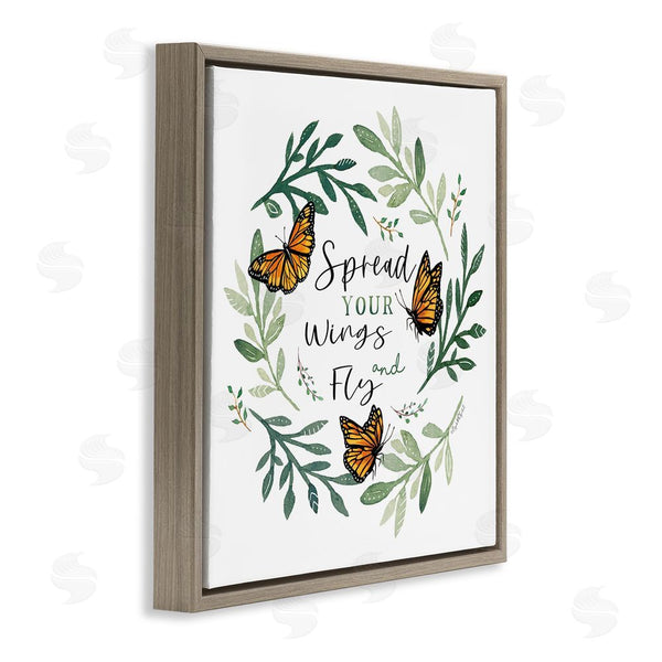 Stupell Industries Elizabeth Tyndall | Spread Your Wings Butterflies Wall Art