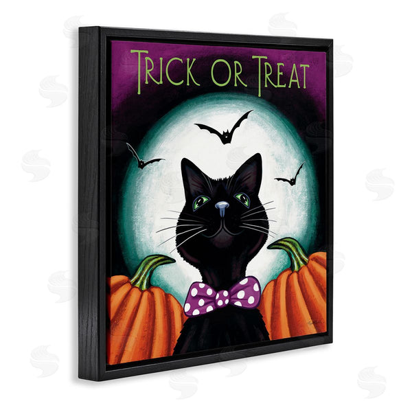 Stupell Industries Elizabeth Tyndall | Trick Or Treat Cat Wall Art